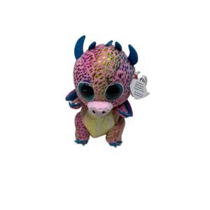 Ty Beanie Boos FLINT the Dragon (6 Inch) Animal Plush NWT
